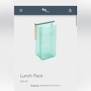 🆕 NWT Hip lunch pack reusable storage bag
